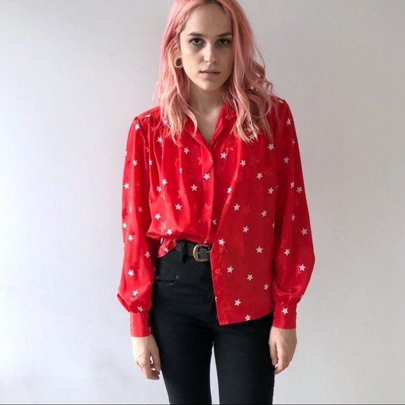 Vintage Tops - Vintage Western Star  Blouse